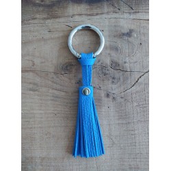 Porte-clés bleu lavande