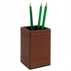 Leather pencil holder color...