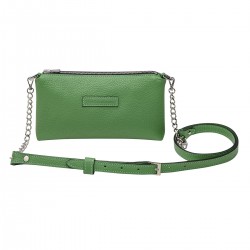 Lou leather bag color green